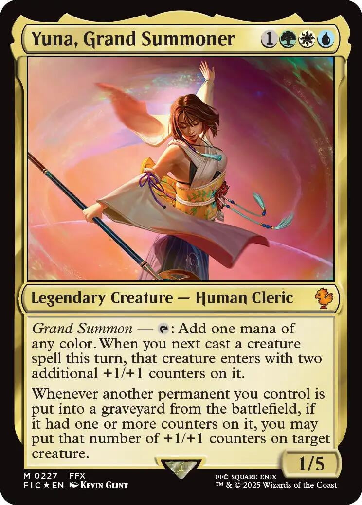 Yuna, Grand Summoner (Surge Foil) (227) (FIC)
