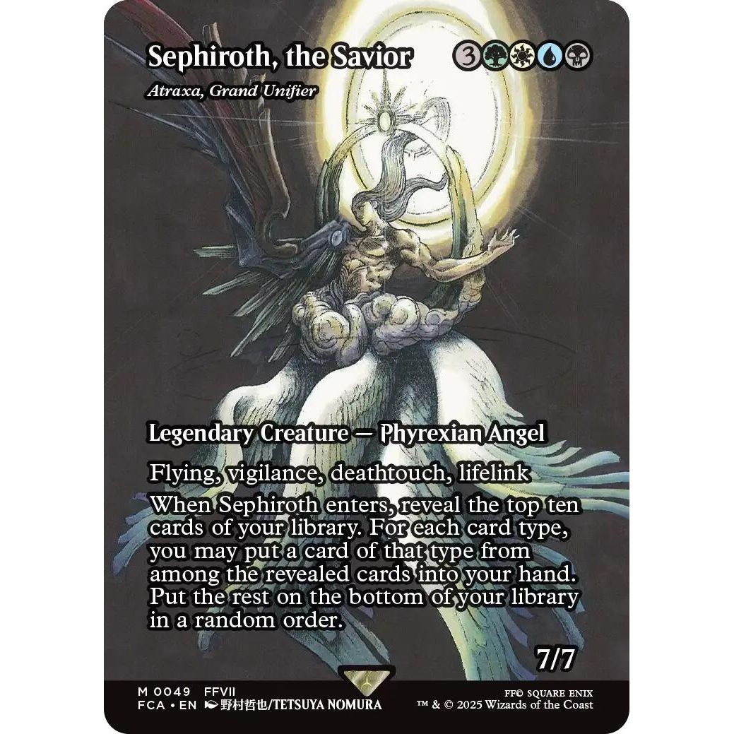Image for Sephiroth, the Savior - Atraxa, Grand Unifier (Showcase) (49) (FCA) - Magic: The Gathering