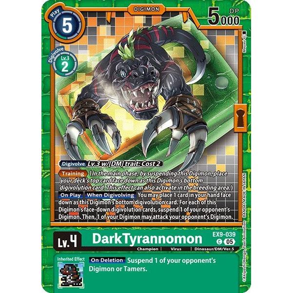 Image for DarkTyrannomon (EX9-039 C) (EX09) - Digimon Card Game