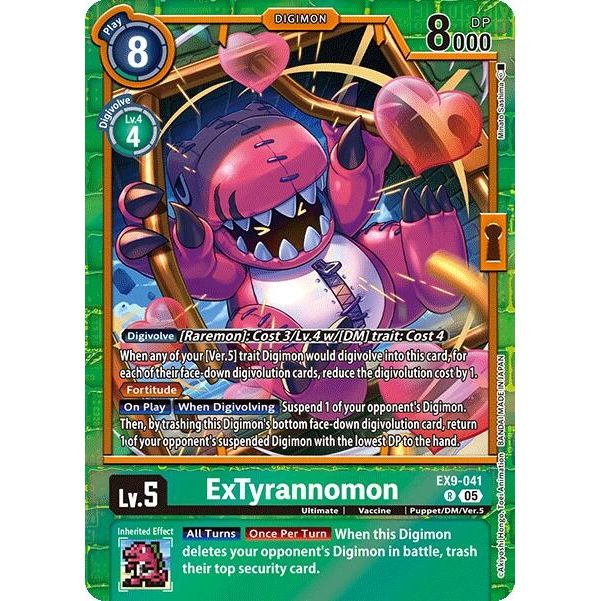 Image for ExTyrannomon (EX9-041 R) (EX09) - Digimon Card Game