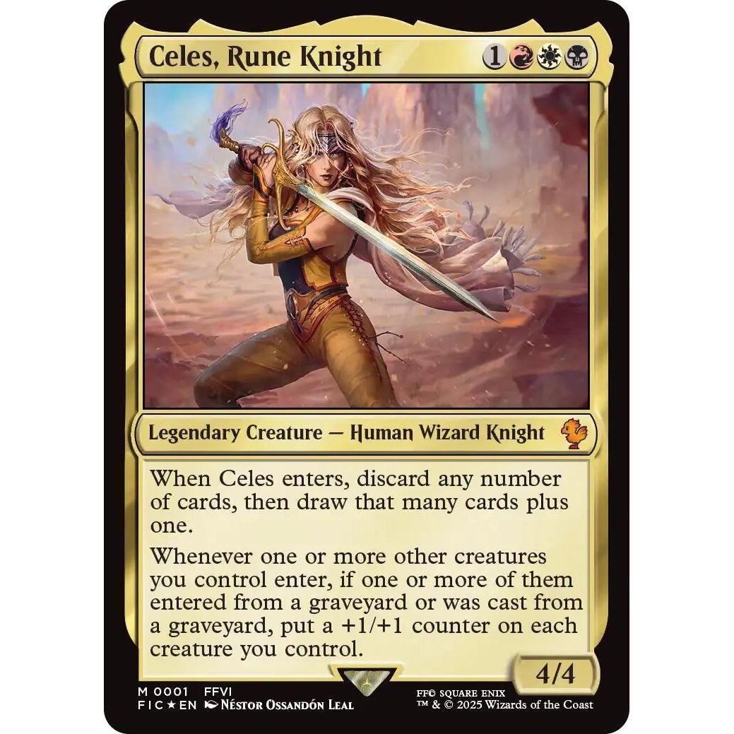 Image for Celes, Rune Knight (1) (FIC) - Magic: The Gathering