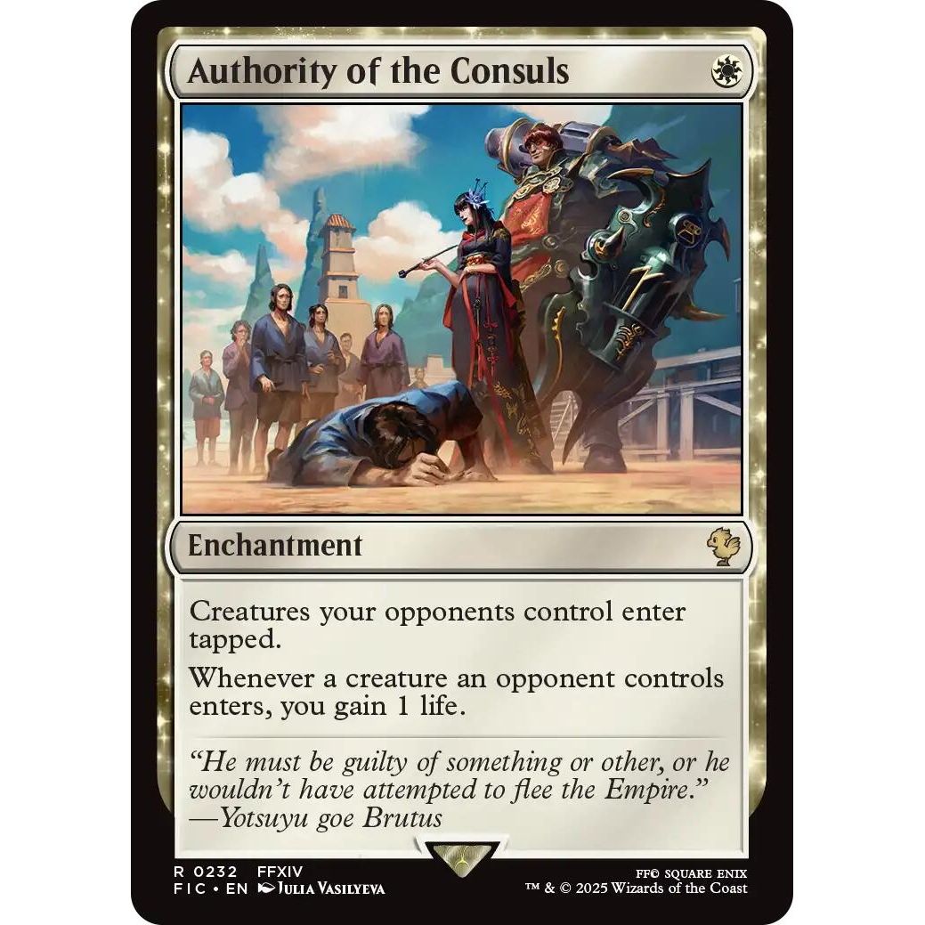 Image for Authority of the Consuls (232) (FIC) - Magic: The Gathering