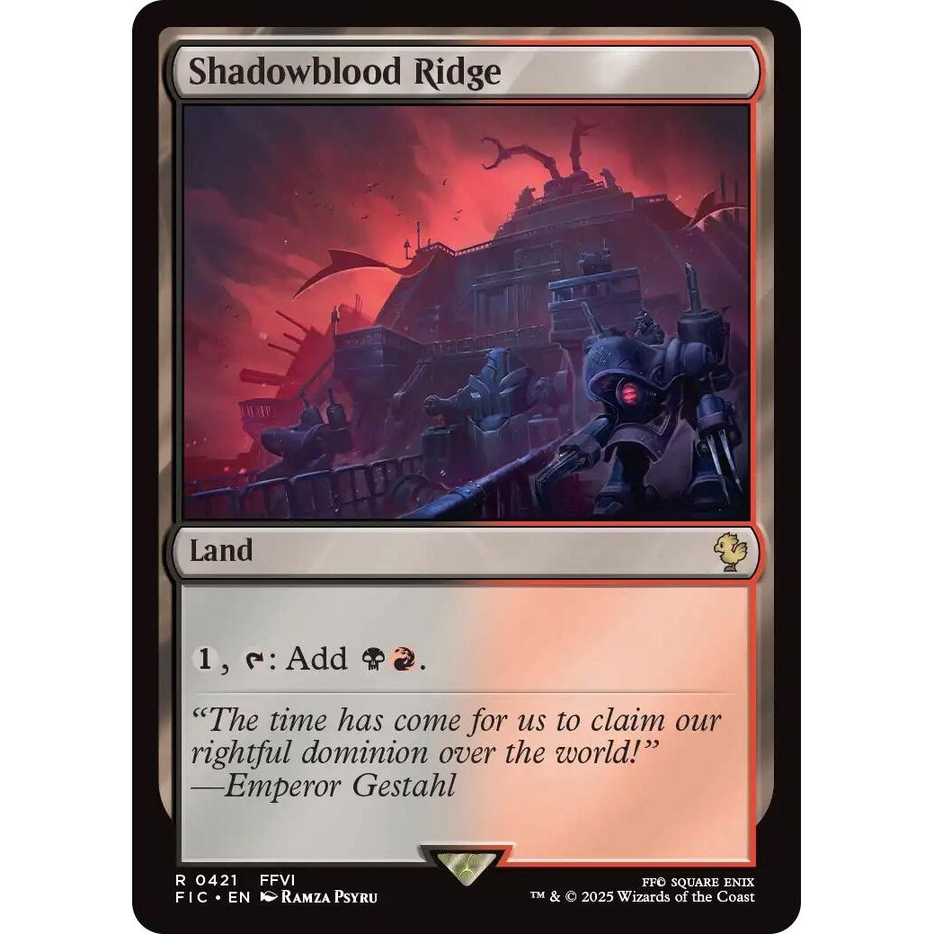 Image for Shadowblood Ridge (421) (FIC) - Magic: The Gathering