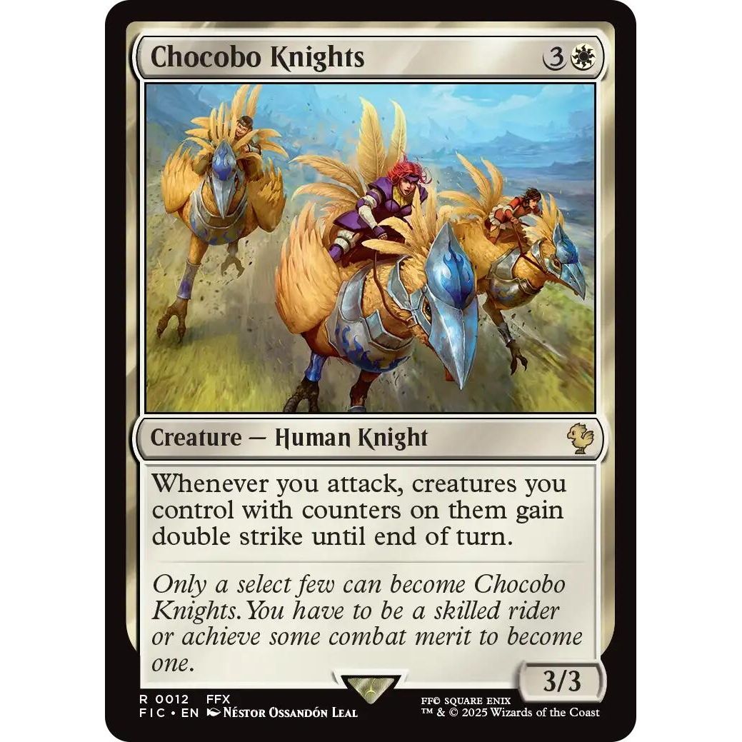 Image for Chocobo Knights (12) (FIC) - Magic: The Gathering