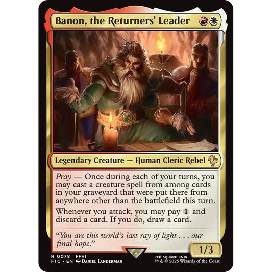 Image for Banon, the Returners' Leader (78) (FIC) - Magic: The Gathering