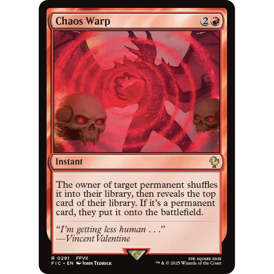 Image for Chaos Warp (291) (FIC) - Magic: The Gathering