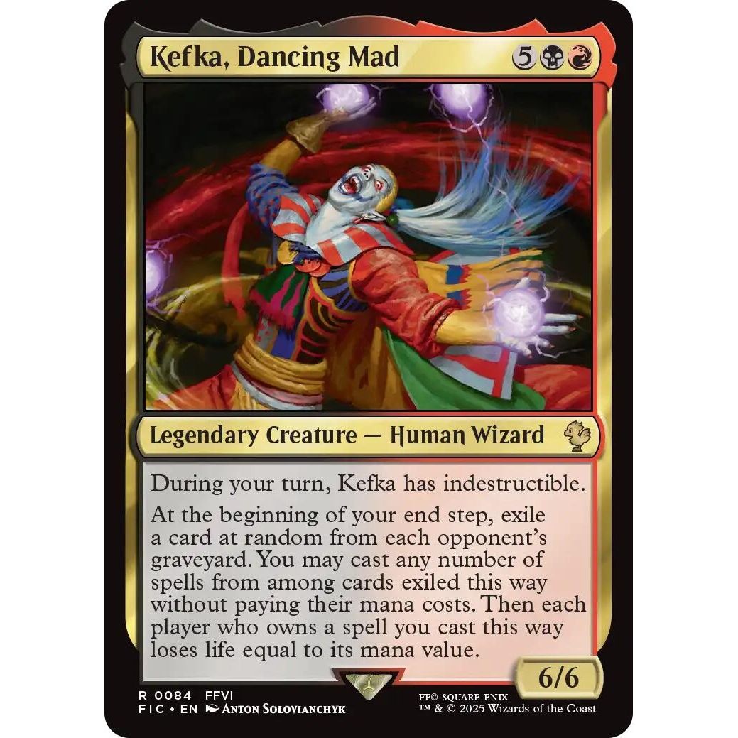 Image for Kefka, Dancing Mad (84) (FIC) - Magic: The Gathering