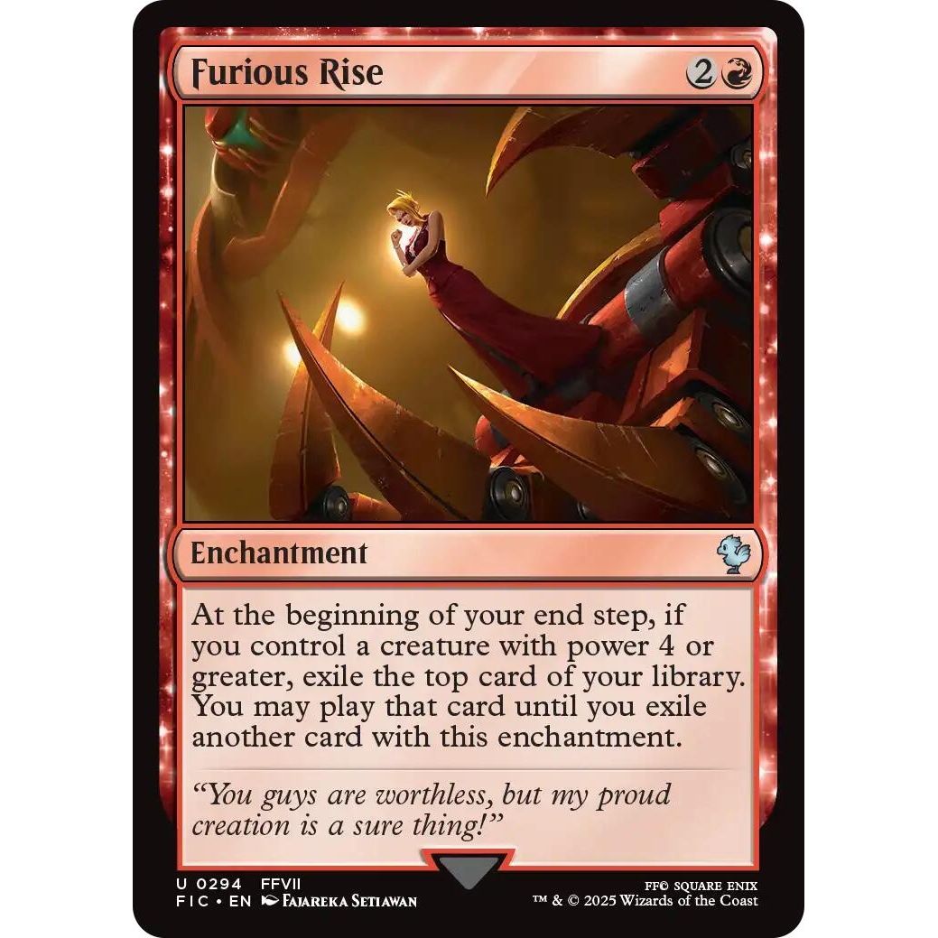 Image for Furious Rise (294) (FIC) - Magic: The Gathering