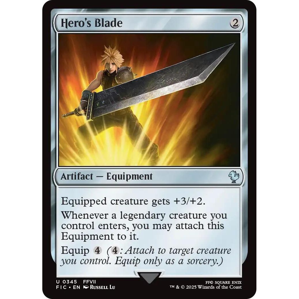 Image for Hero's Blade (345) (FIC) - Magic: The Gathering
