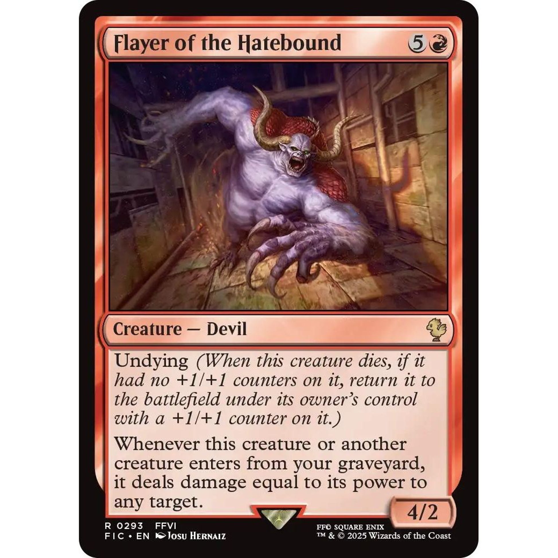 Image for Flayer of the Hatebound (293) (FIC) - Magic: The Gathering