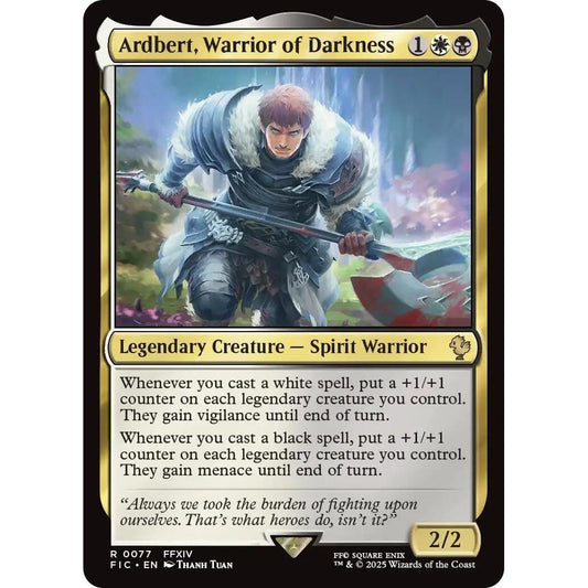 Image for Ardbert, Warrior of Darkness (77) (FIC) - Magic: The Gathering