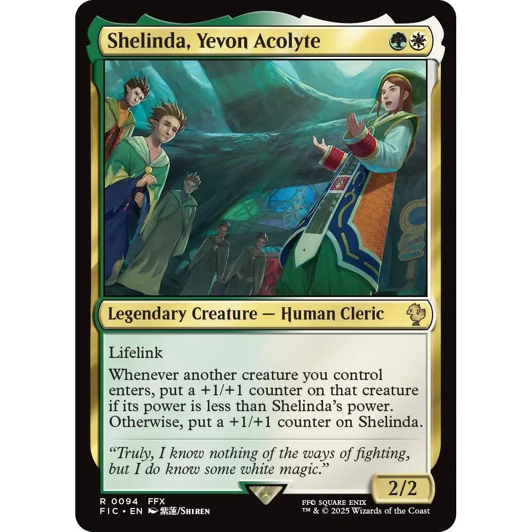 Image for Shelinda, Yevon Acolyte (94) (FIC) - Magic: The Gathering