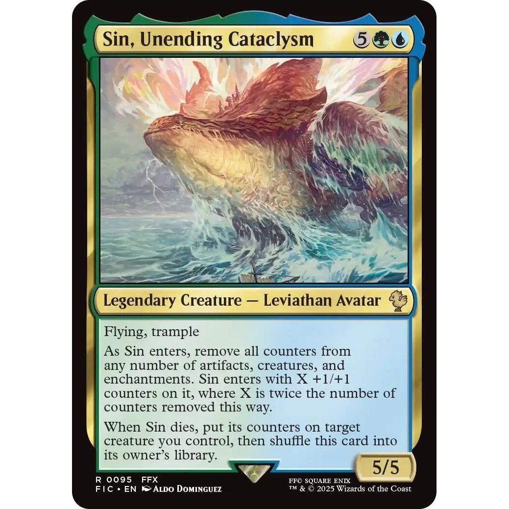 Image for Sin, Unending Cataclysm (95) (FIC) - Magic: The Gathering