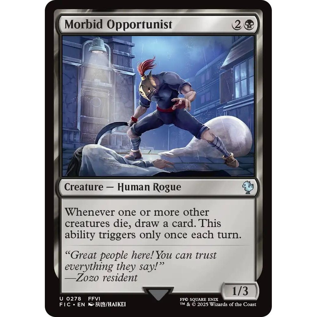 Image for Morbid Opportunist (278) (FIC) - Magic: The Gathering