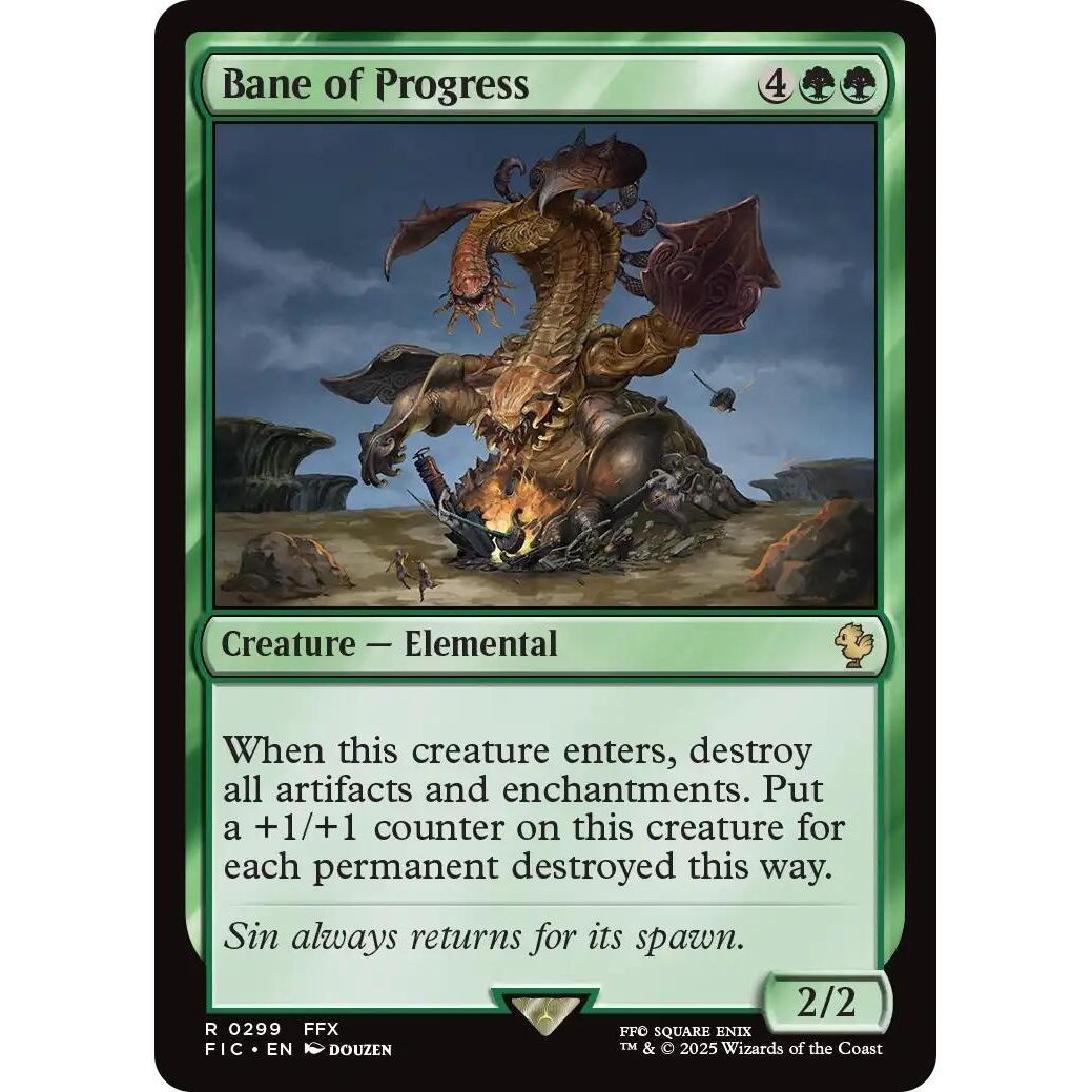 Image for Bane of Progress (299) (FIC) - Magic: The Gathering