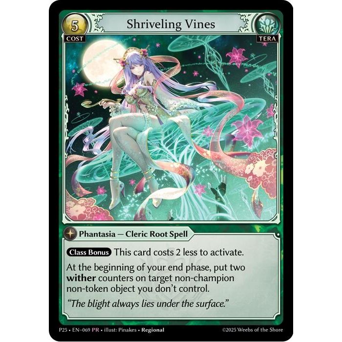 Image for Shriveling Vines (069) (P) - Grand Archive TCG