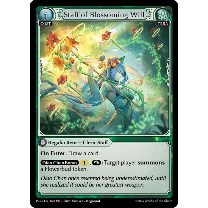 Image for Staff of Blossoming Will (070) (P) - Grand Archive TCG