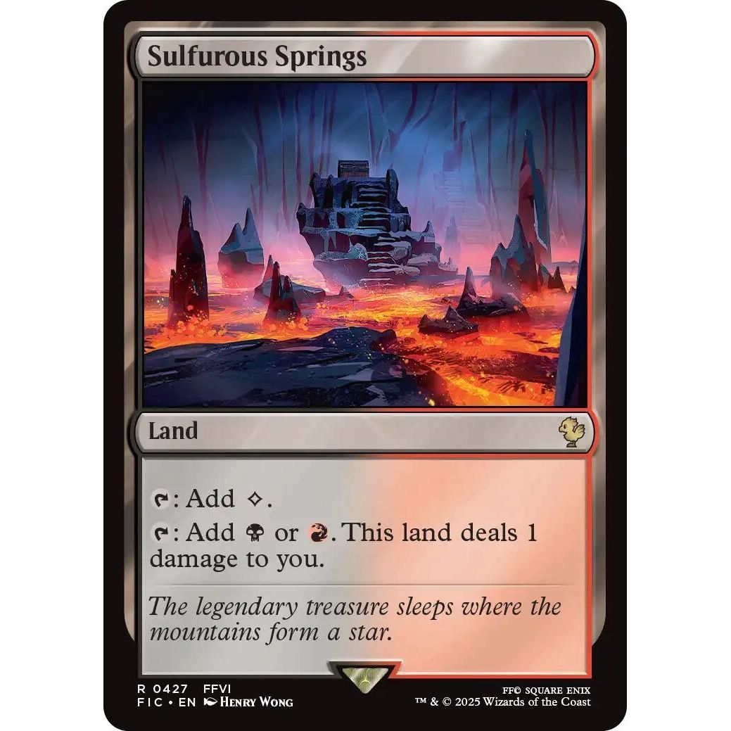 Image for Sulfurous Springs (427) (FIC) - Magic: The Gathering