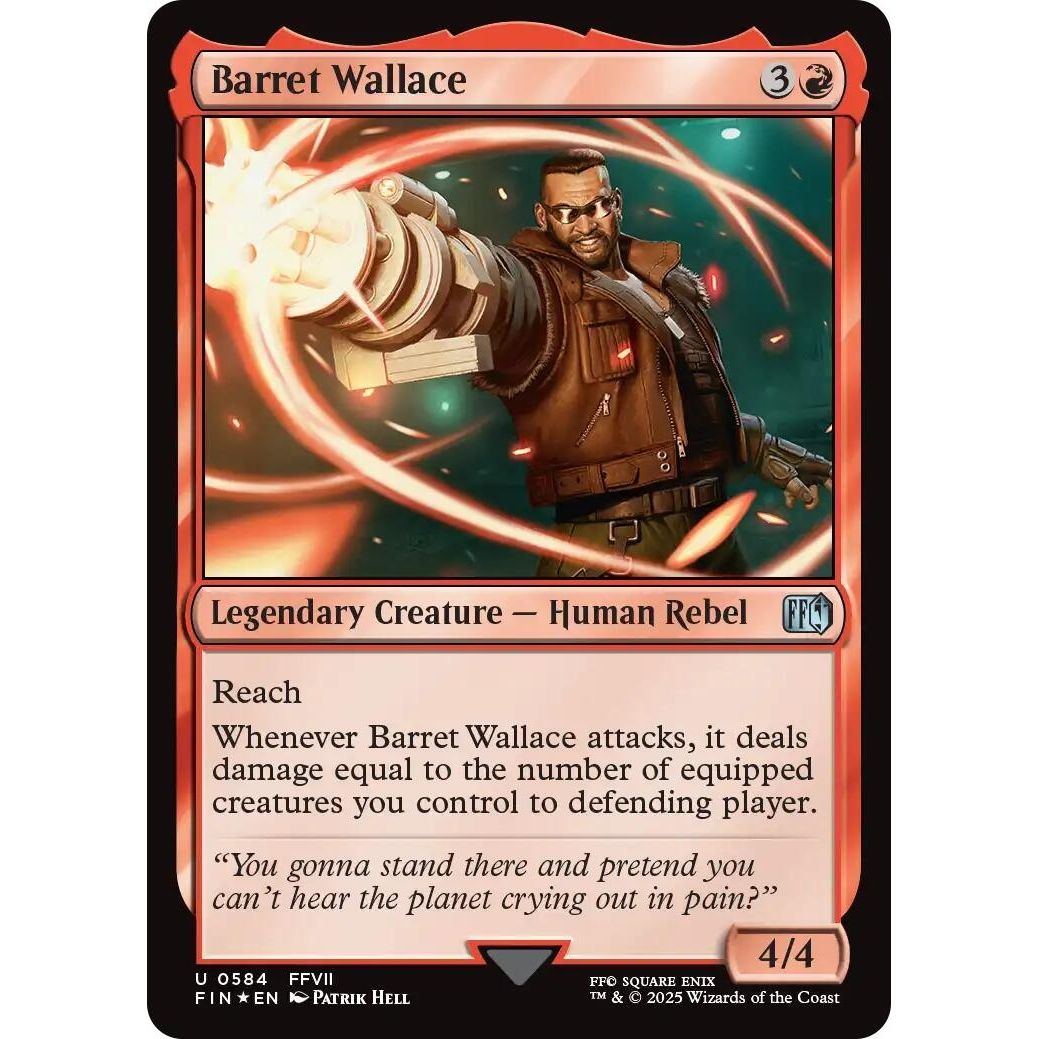 Image for Barret Wallace (Surge Foil) (584) (FIN) - Magic: The Gathering
