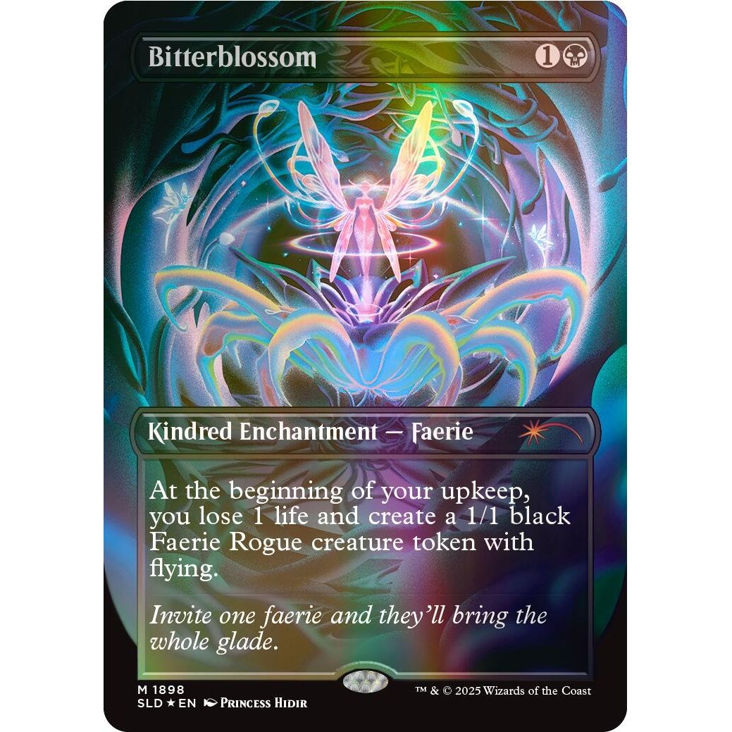 Image for Bitterblossom (Double Rainbow Foil) (1898) (SLD) - Magic: The Gathering