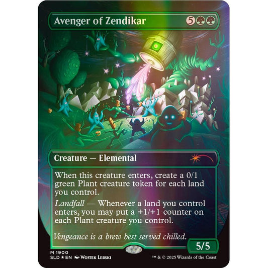 Image for Avenger of Zendikar (Double Rainbow Foil) (1900) (SLD) - Magic: The Gathering