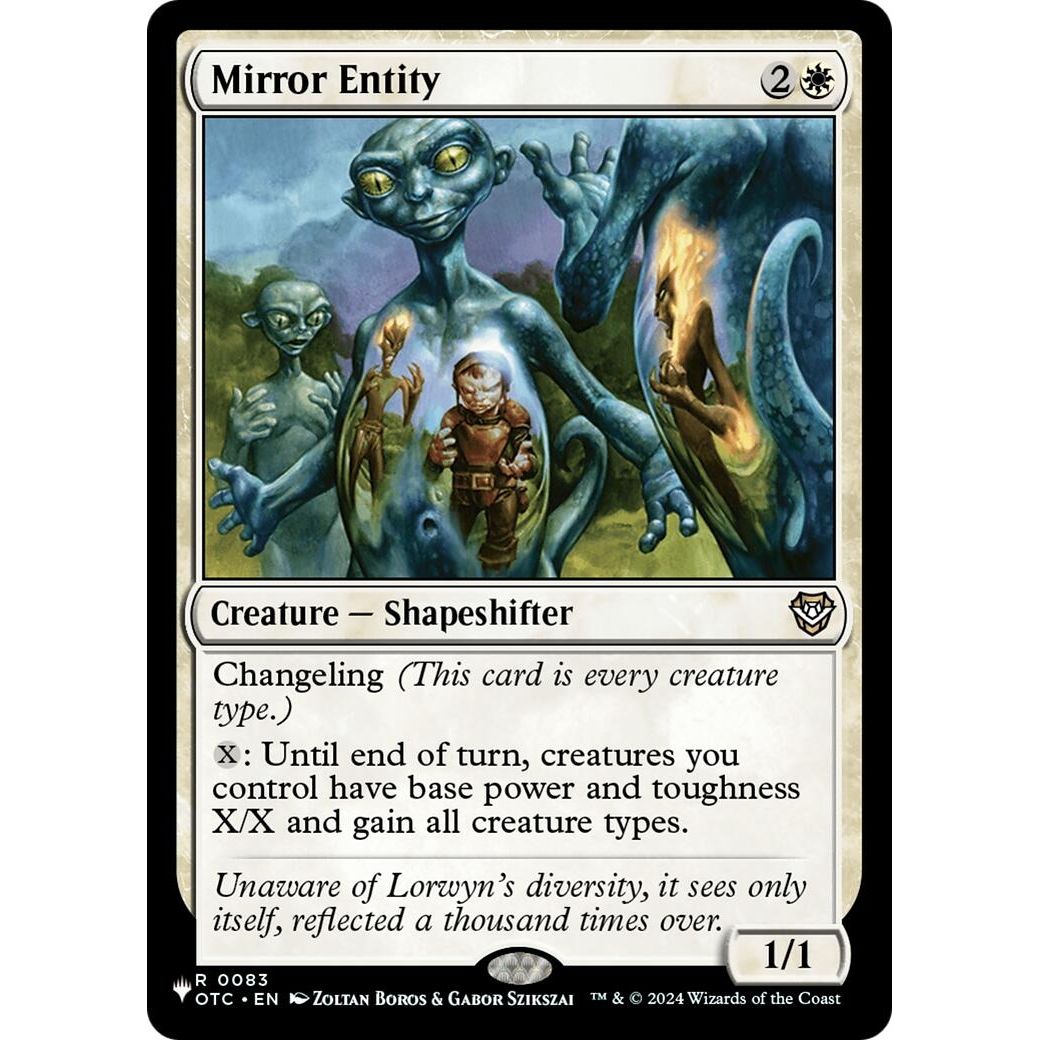 Image for Mirror Entity (OTC) (83) (LIST) - Magic: The Gathering