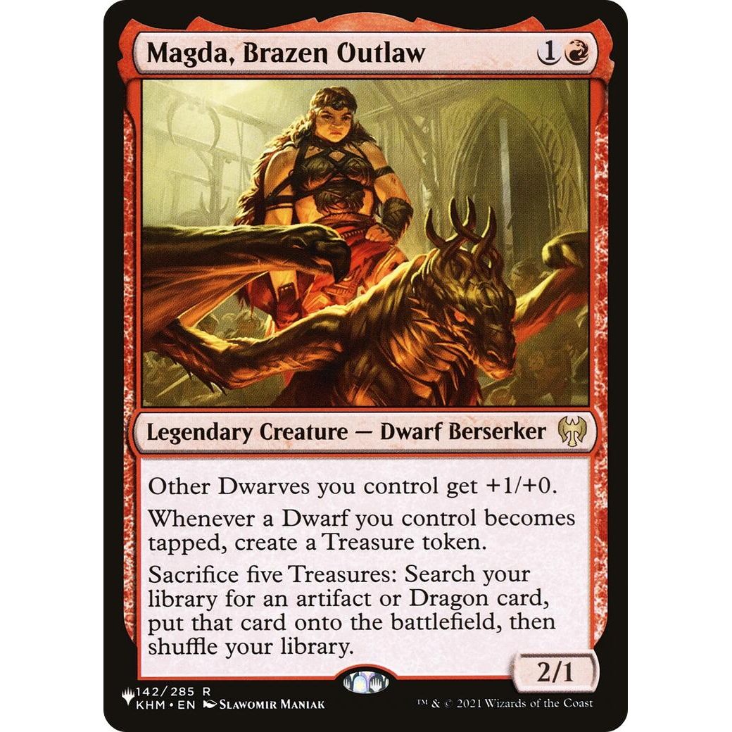 Image for Magda, Brazen Outlaw (142/285) (LIST) - Magic: The Gathering