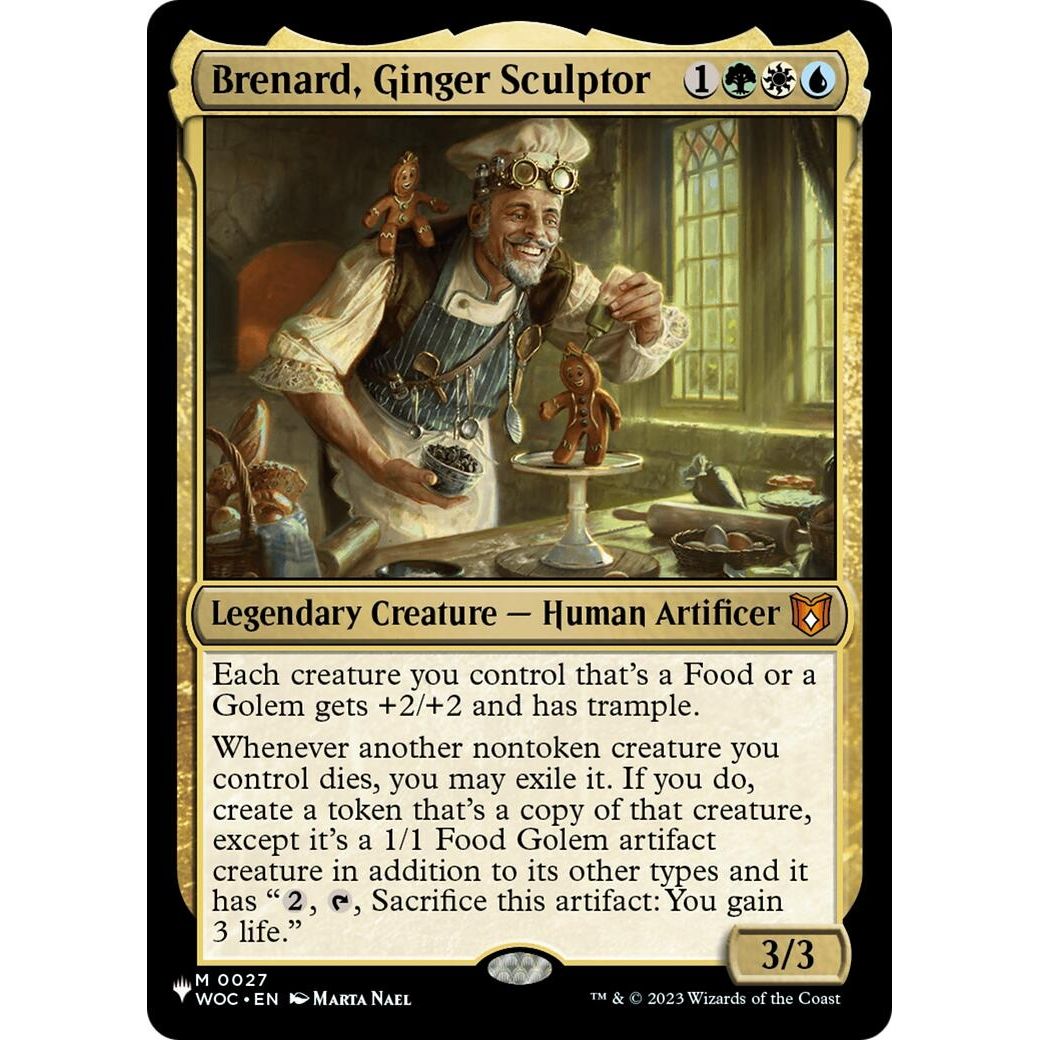 Image for Brenard, Ginger Sculptor (27) (LIST) - Magic: The Gathering