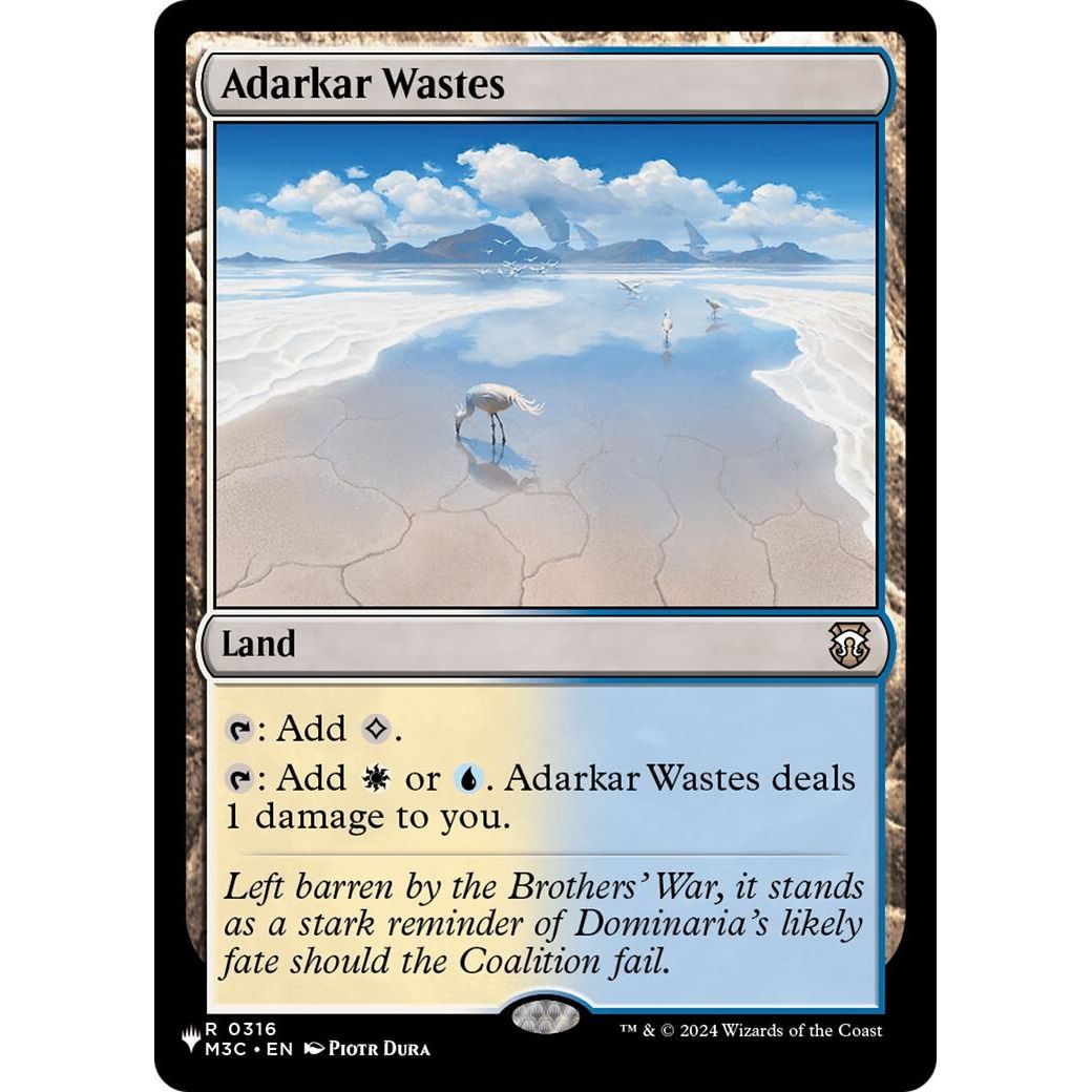 Image for Adarkar Wastes (316) (LIST) - Magic: The Gathering