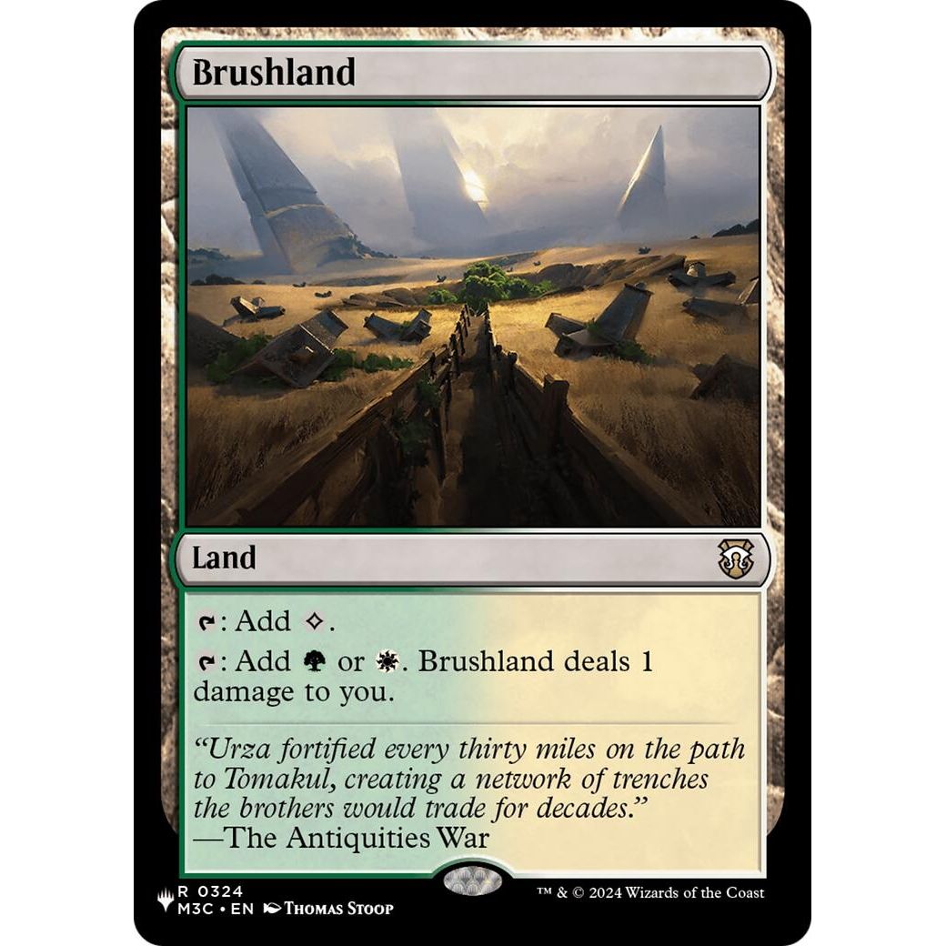 Image for Brushland (M3C) (324) (LIST) - Magic: The Gathering