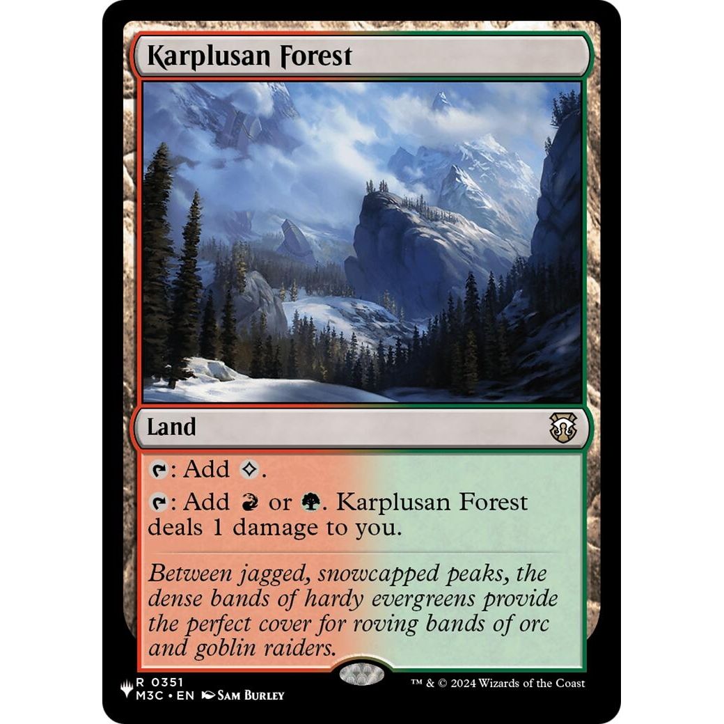 Image for Karplusan Forest (351) (LIST) - Magic: The Gathering