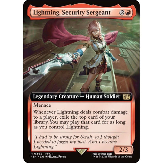 Image for Lightning, Security Sergeant (Extended Art) (462) (FIN) - Magic: The Gathering