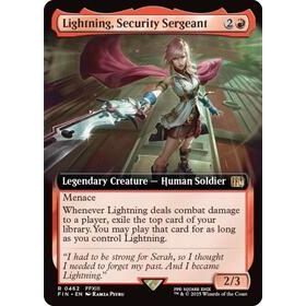 Lightning, Security Sergeant (Extended Art) - Final Fantasy TCG (441)