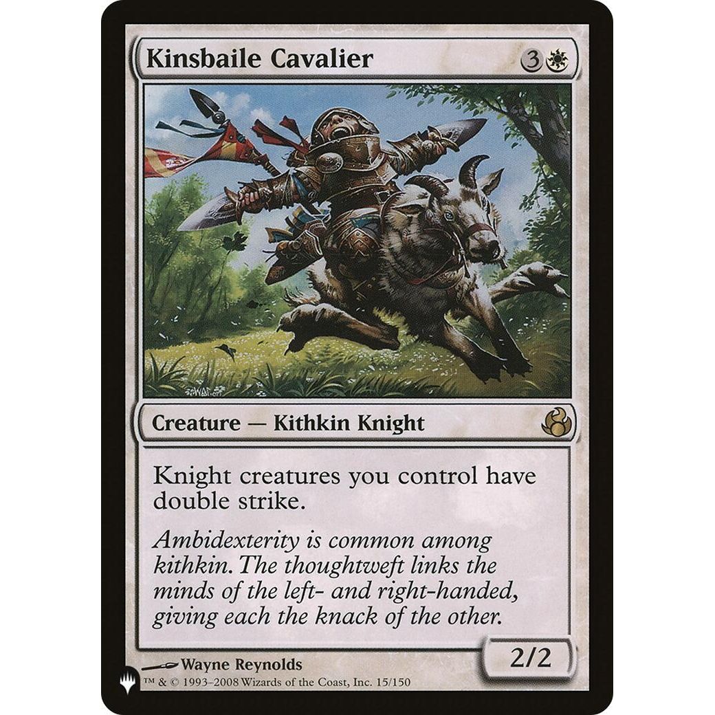 Image for Kinsbaile Cavalier (015/150) (LIST) - Magic: The Gathering