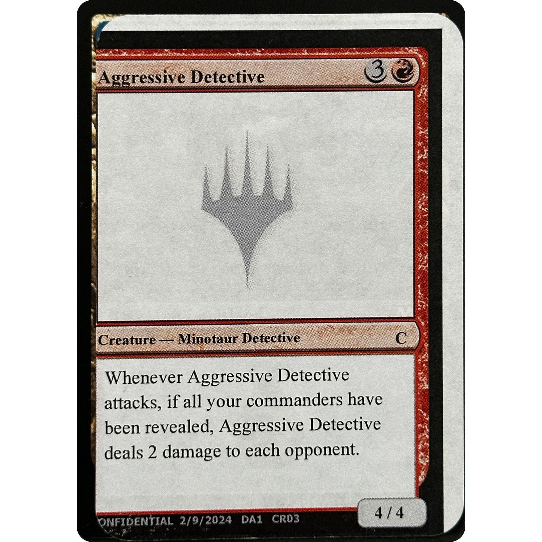 Image for Aggressive Detective - Magic: The Gathering