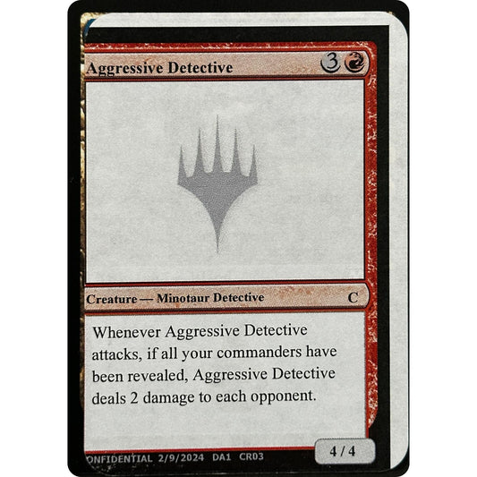 Image for Aggressive Detective - Magic: The Gathering