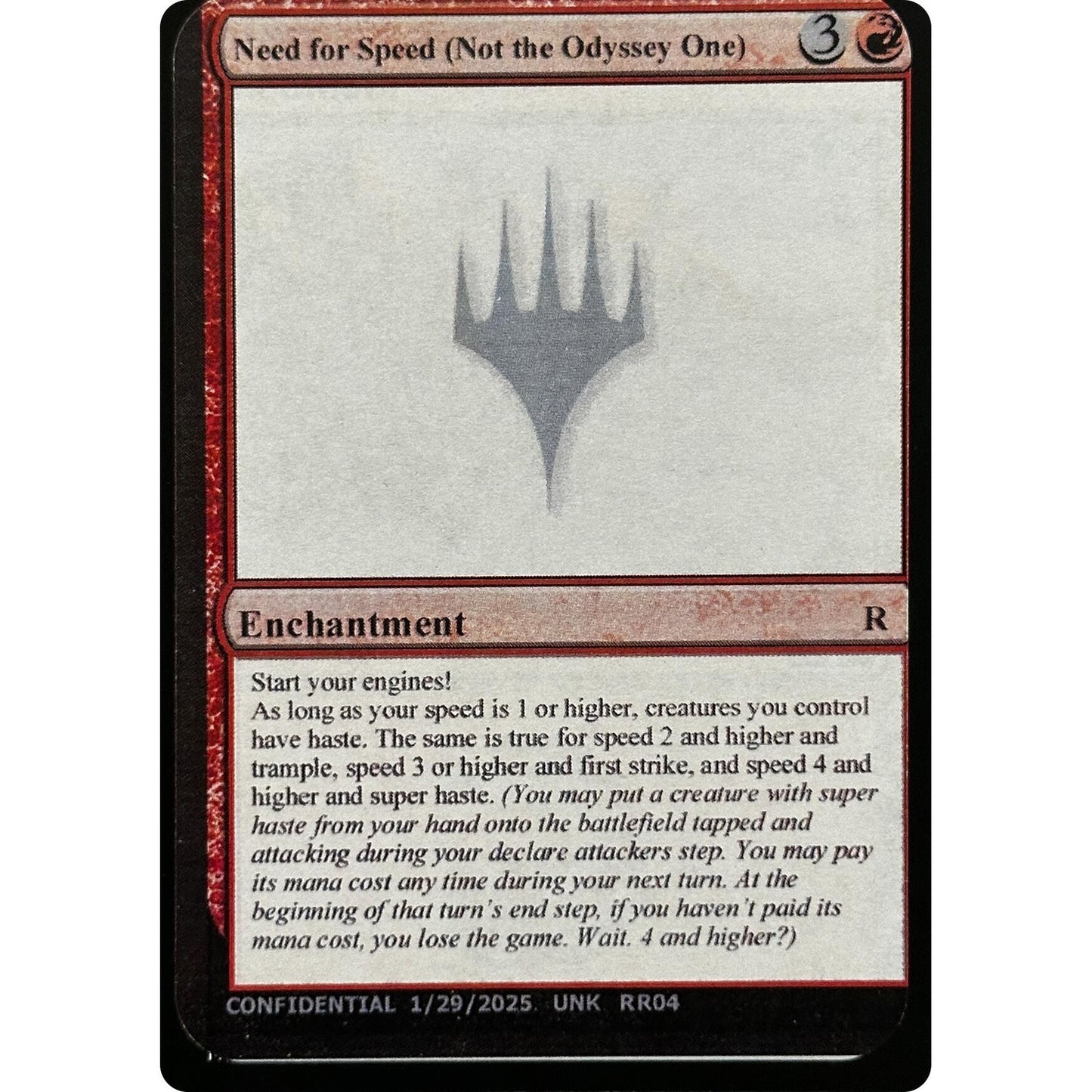Image for Need for Speed (Not the Odyssey One) - Magic: The Gathering
