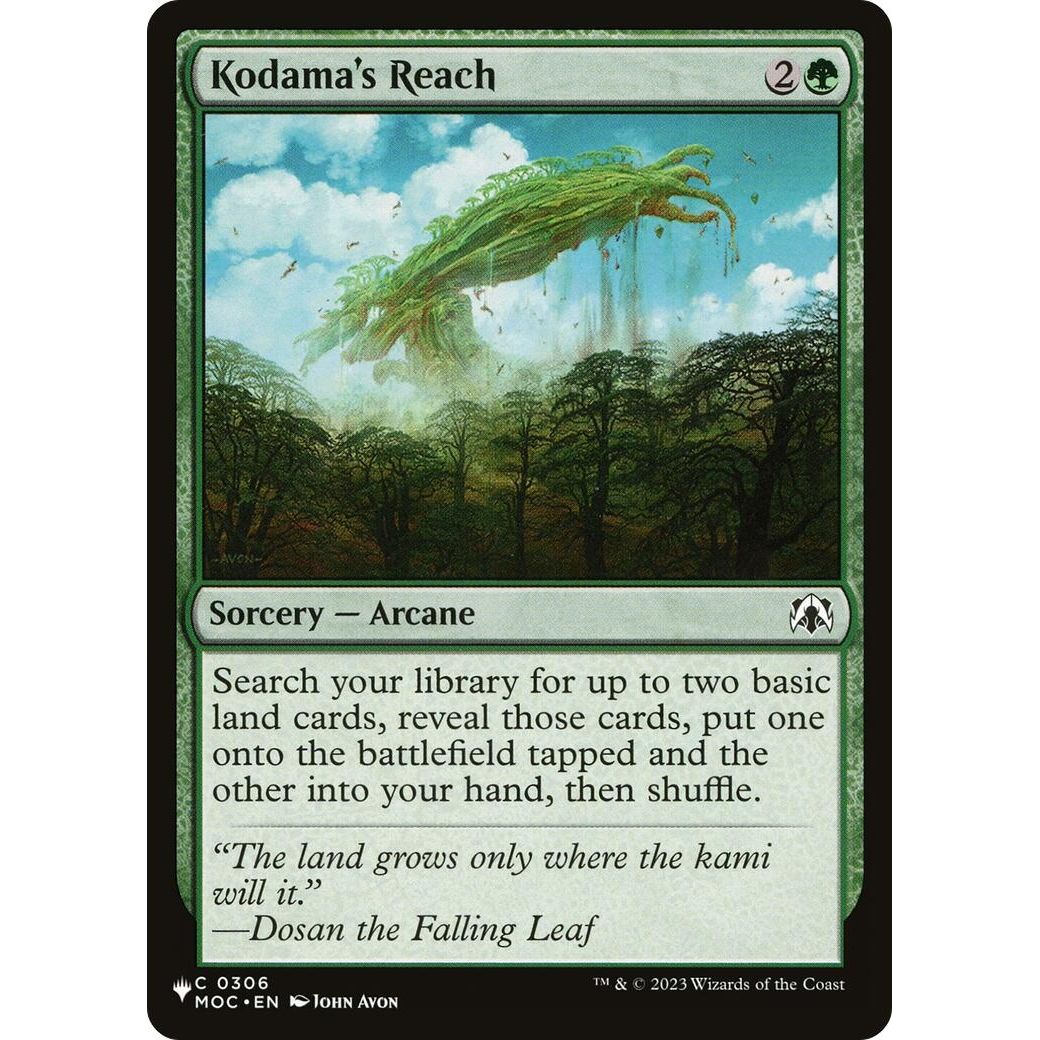 Image for Kodama's Reach (306) (LIST) - Magic: The Gathering