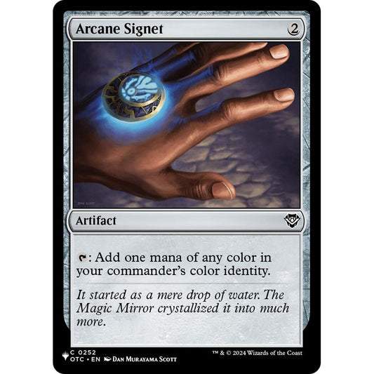 Image for Arcane Signet (OTC) (252) (LIST) - Magic: The Gathering