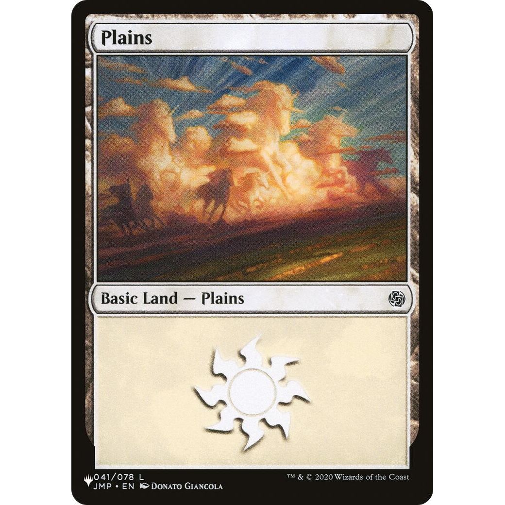 Image for Plains (041) (JMP) (041/078) (LIST) - Magic: The Gathering