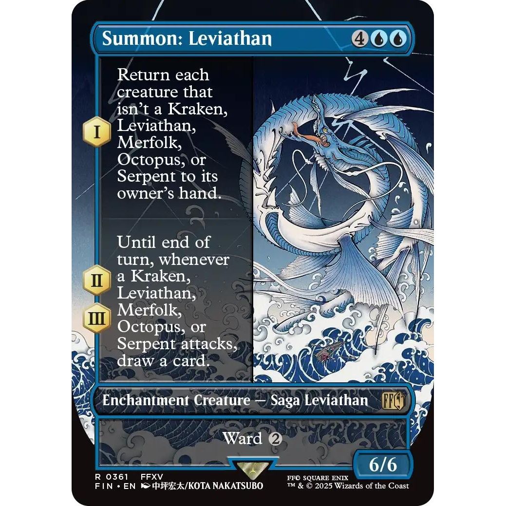Image for Summon: Leviathan (Borderless) (361) (FIN) - Magic: The Gathering