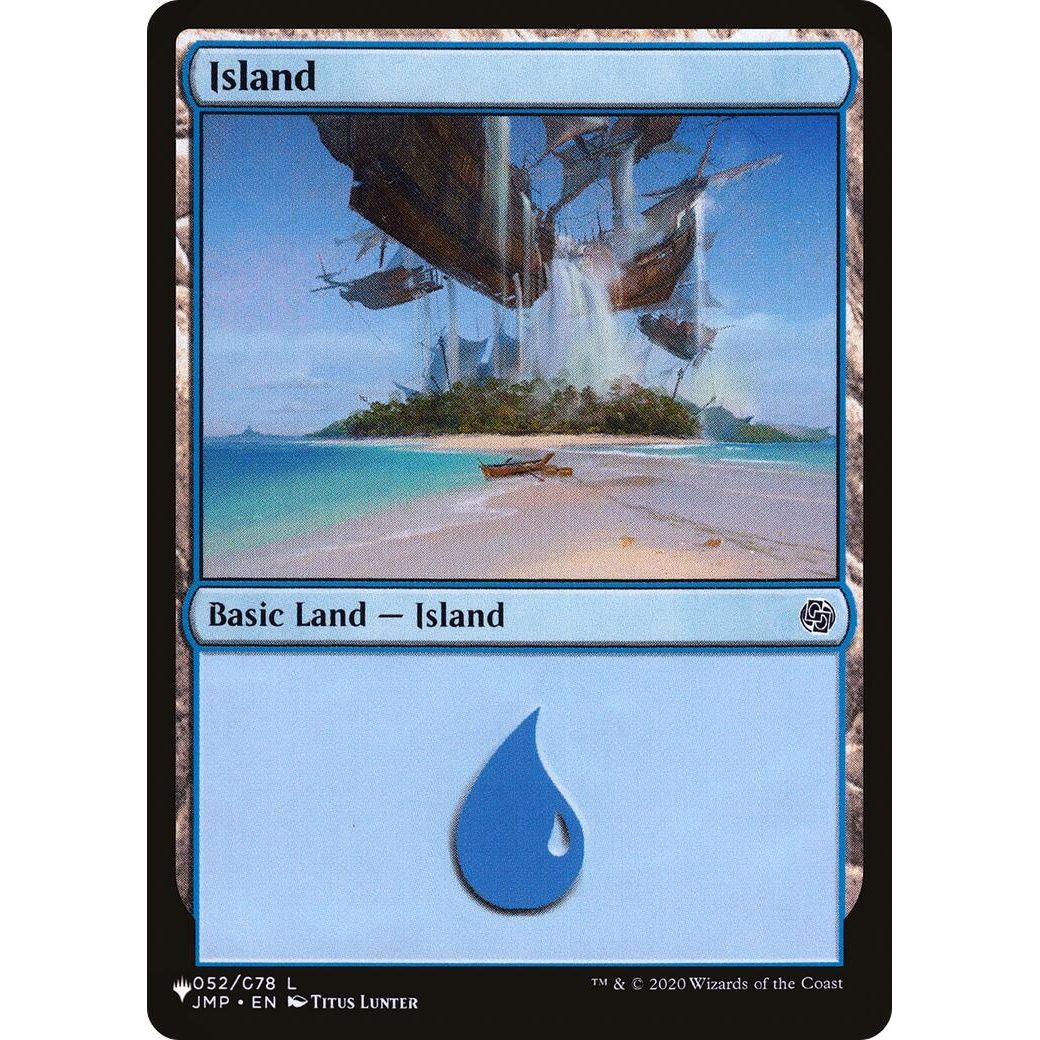Image for Island (052) (JMP) (052/078) (LIST) - Magic: The Gathering