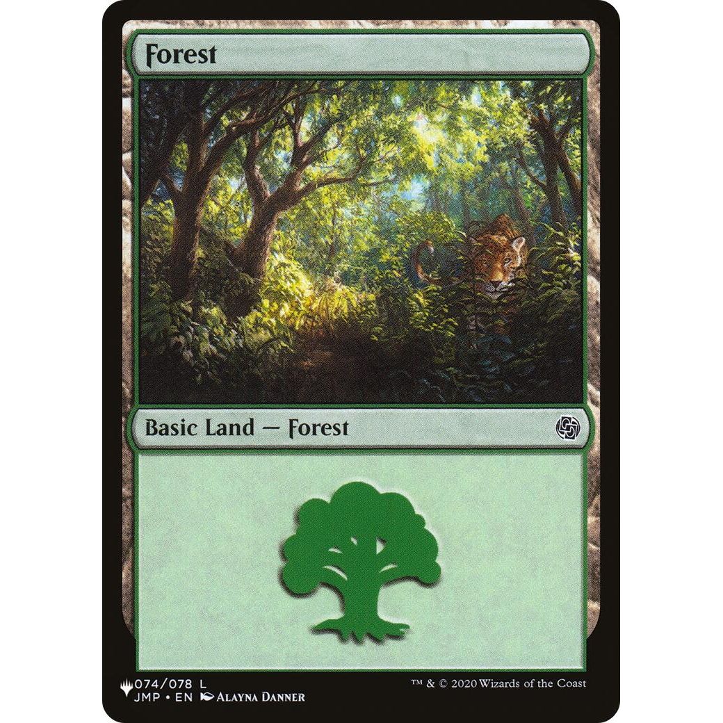 Image for Forest (074) (JMP) (074/078) (LIST) - Magic: The Gathering