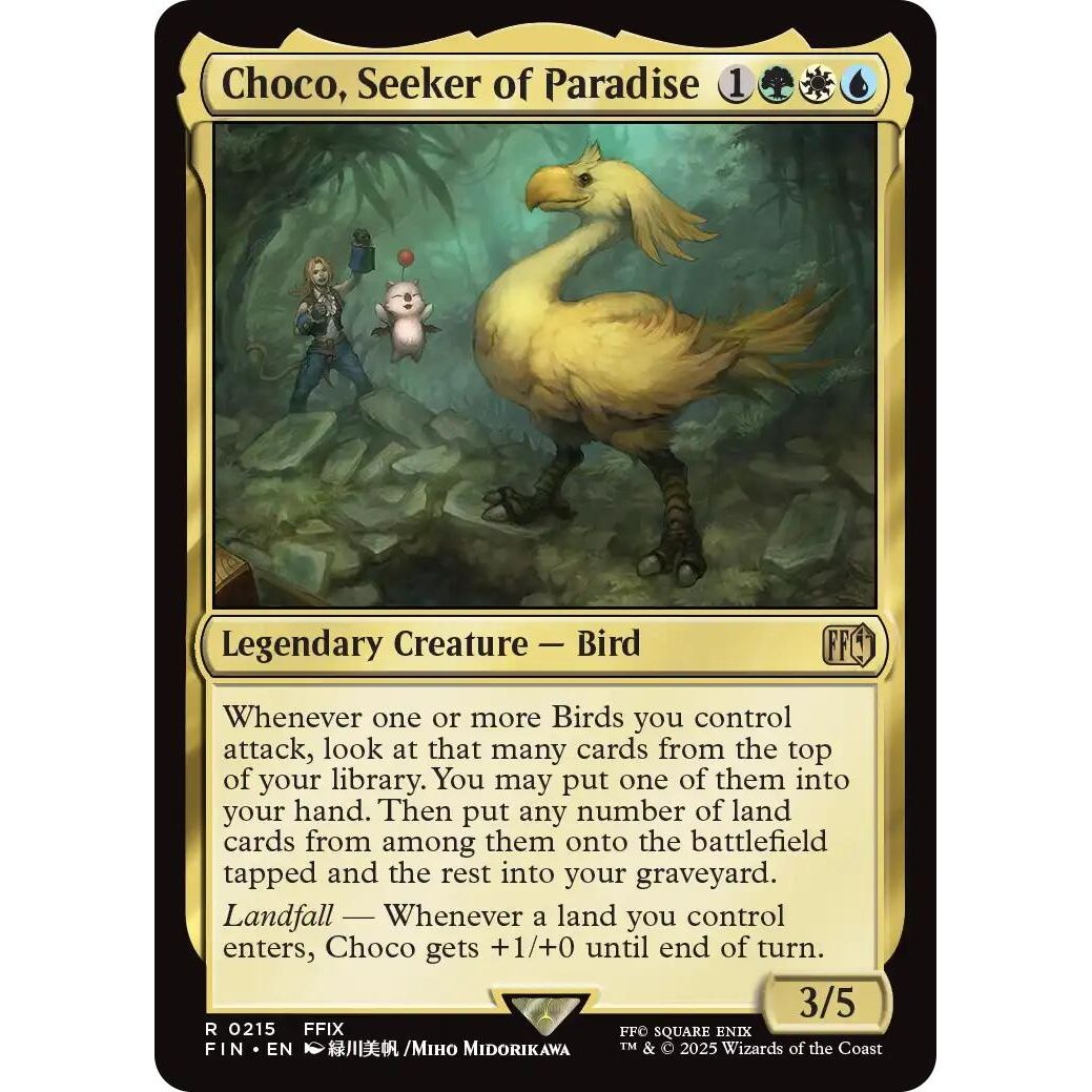 Image for Choco, Seeker of Paradise (215) (FIN) - Magic: The Gathering