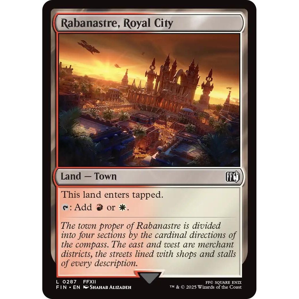 Image for Rabanastre, Royal City (287) (FIN) - Magic: The Gathering