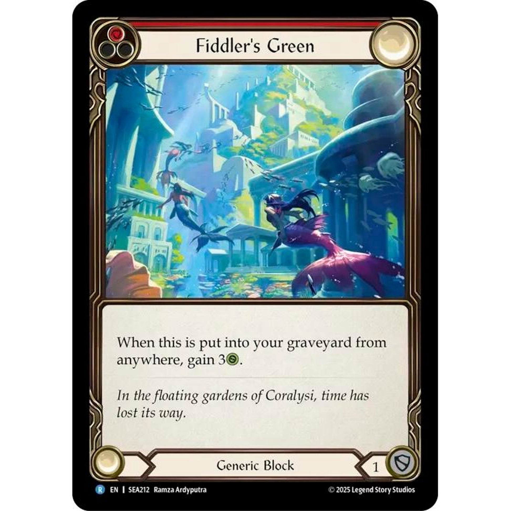 Image for Fiddler's Green (Red) (SEA212) - Flesh and Blood TCG