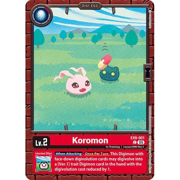 Image for Koromon (EX9-001 C) (EX09) - Digimon Card Game