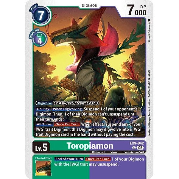Image for Toropiamon (EX9-042 C) (EX09) - Digimon Card Game