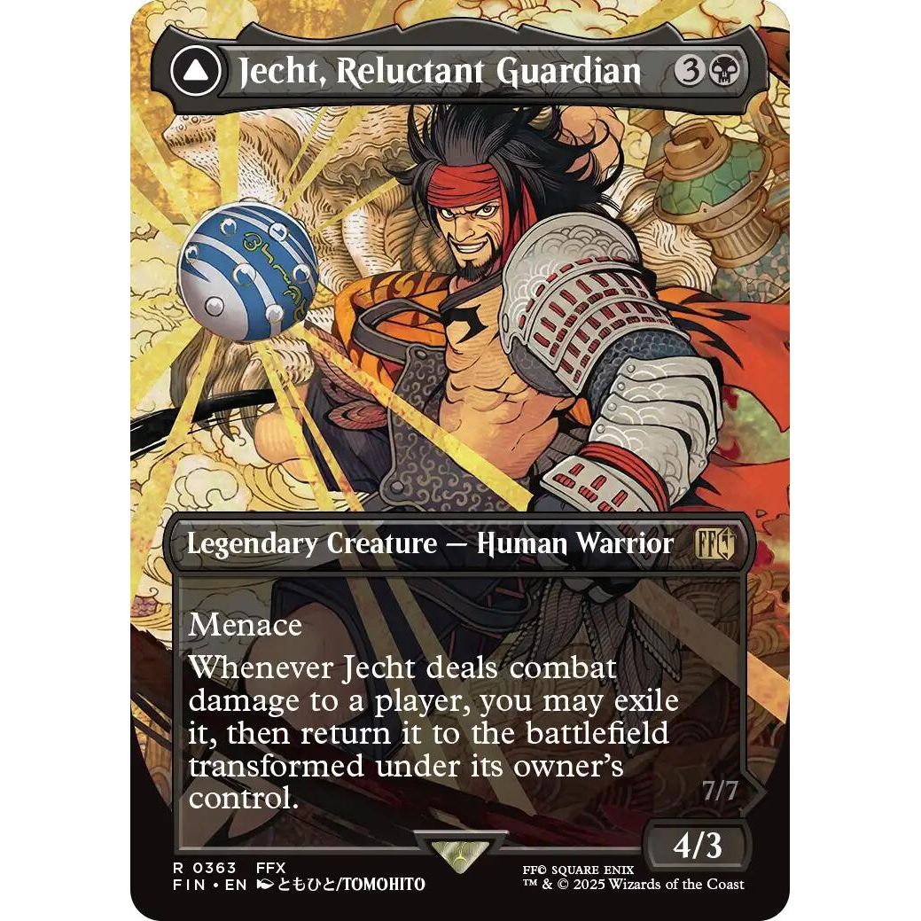 Image for Jecht, Reluctant Guardian (Borderless) (363) (FIN) - Magic: The Gathering