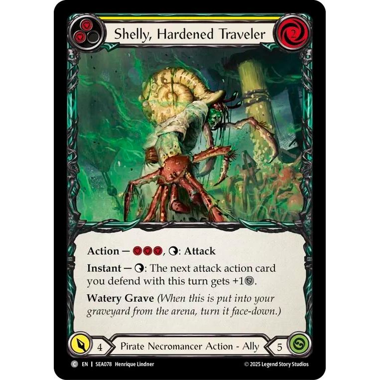 Image for Shelly, Hardened Traveler (SEA078) - Flesh and Blood TCG